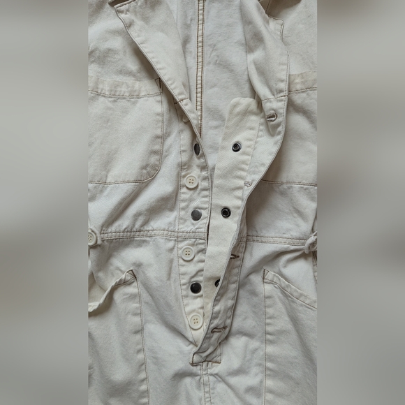 REVOLVE Pistola Parker Short Romper Ecru Small - Picture 8 of 13